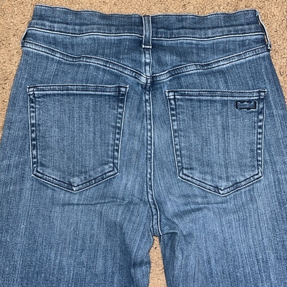 AYR The Bomb Pop Frayed Hem High Rise Jeans 27 Petite / Short - Picture 7 of 11